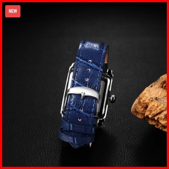 Leather Strap Quartz Watch with Calendar, Steampunk Style, Unisex main image 5